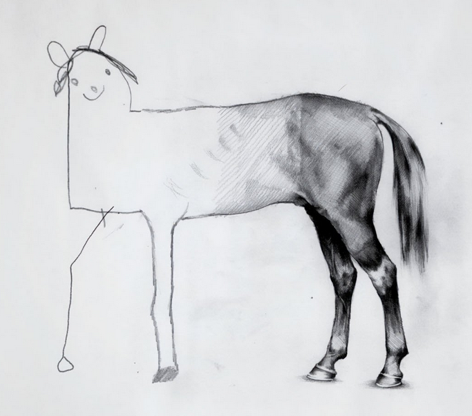 Unfinished horse meme, Ali Bati