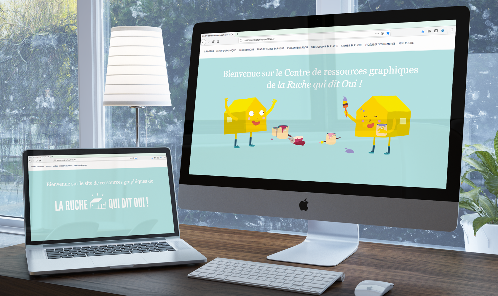 Création d'un centre de ressources graphiques en ligne